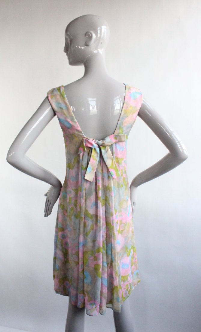 Elizabeth Arden Jacques Heim ? Silk Dress, ca. 1967 (1 of 5)