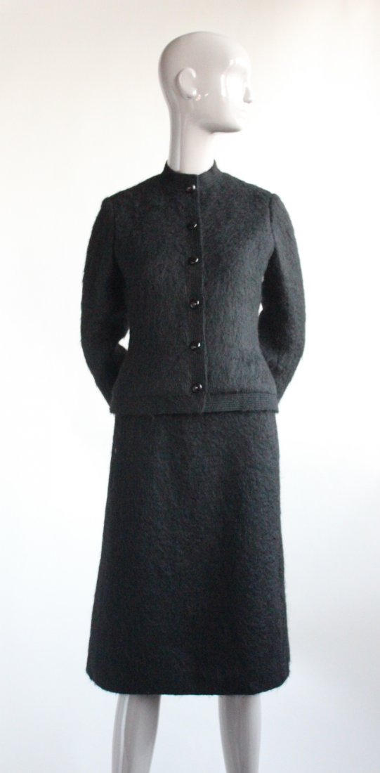 Givenchy Nouvelle Boutique Black Suit, ca.1970's (1 of 4)