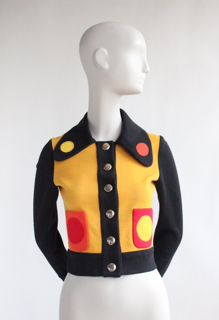 Rare Stephen Burrows Wool Knit Jacket, F/W 1970 (1 of 3)