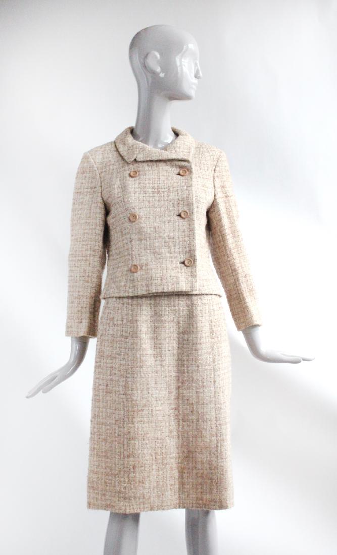 Balenciaga Eisa Haute Couture Tweed Suit Ca.1960 s