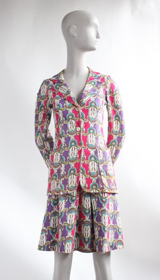 Domitilla Veneziano Printed Cotton Suit, ca. (1 of 6)