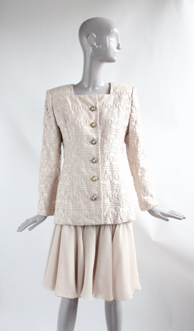 Victor Costa for Bergdorf Goodman Evening Suit, 1980s (1 of 3)