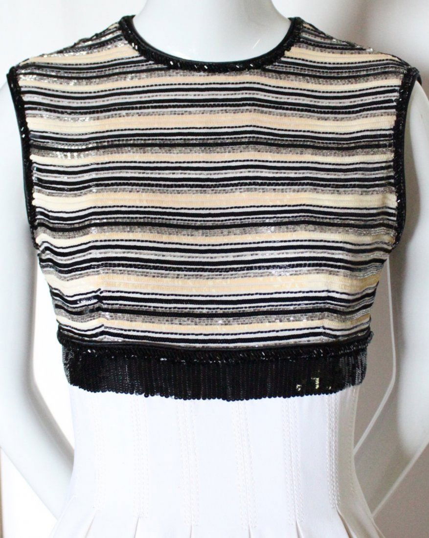 Odicini Couture Embroidered Beige Suit, ca. 1990's (1 of 7)