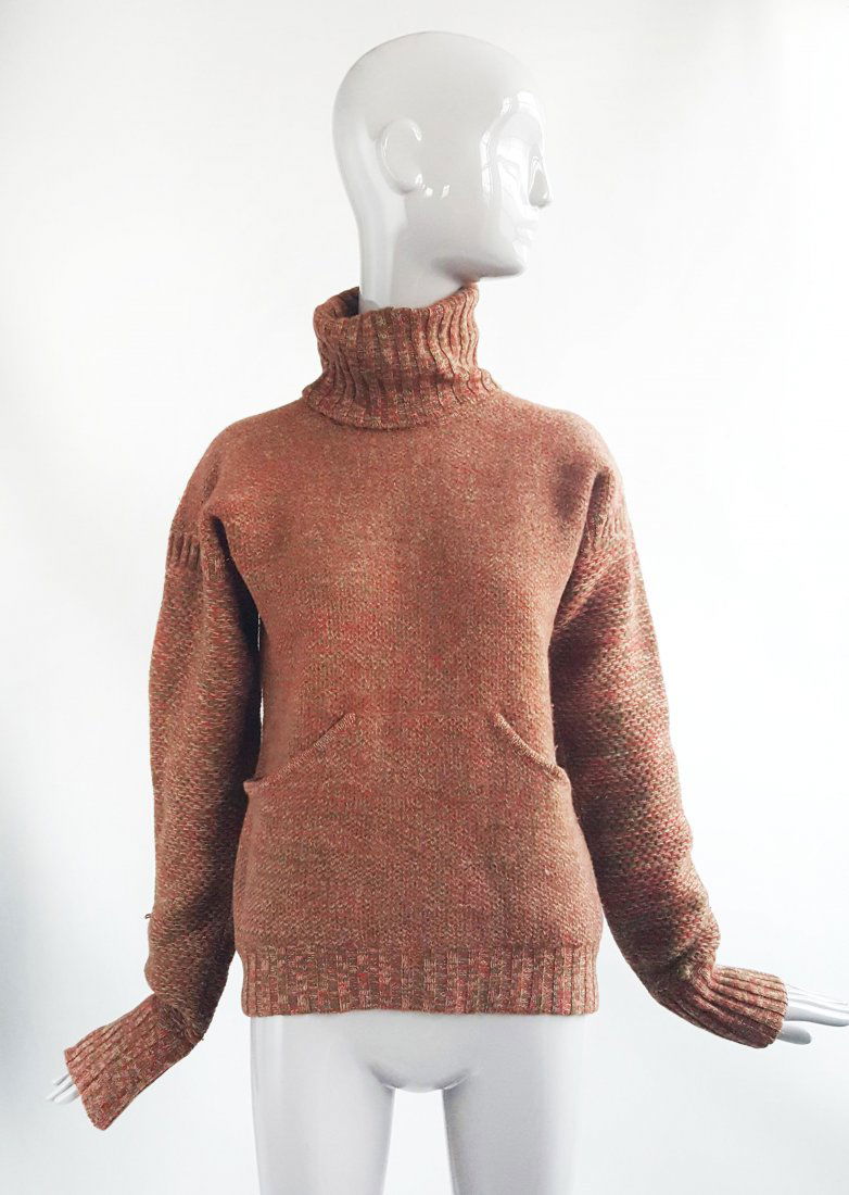 Valentino Boutique Wool Turtleneck Sweater, ca.1970's (1 of 3)
