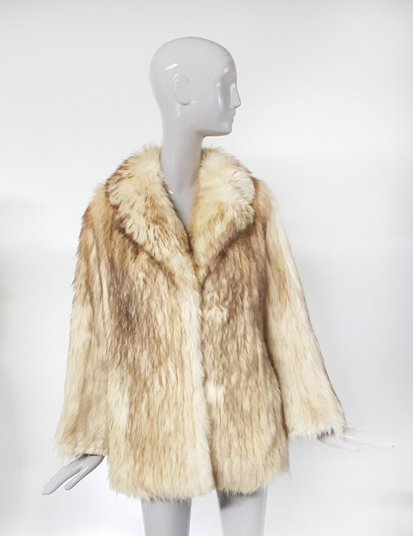 Givenchy Haute Fourrures Blond Fox Fur Coat, ca.1970's (1 of 4)