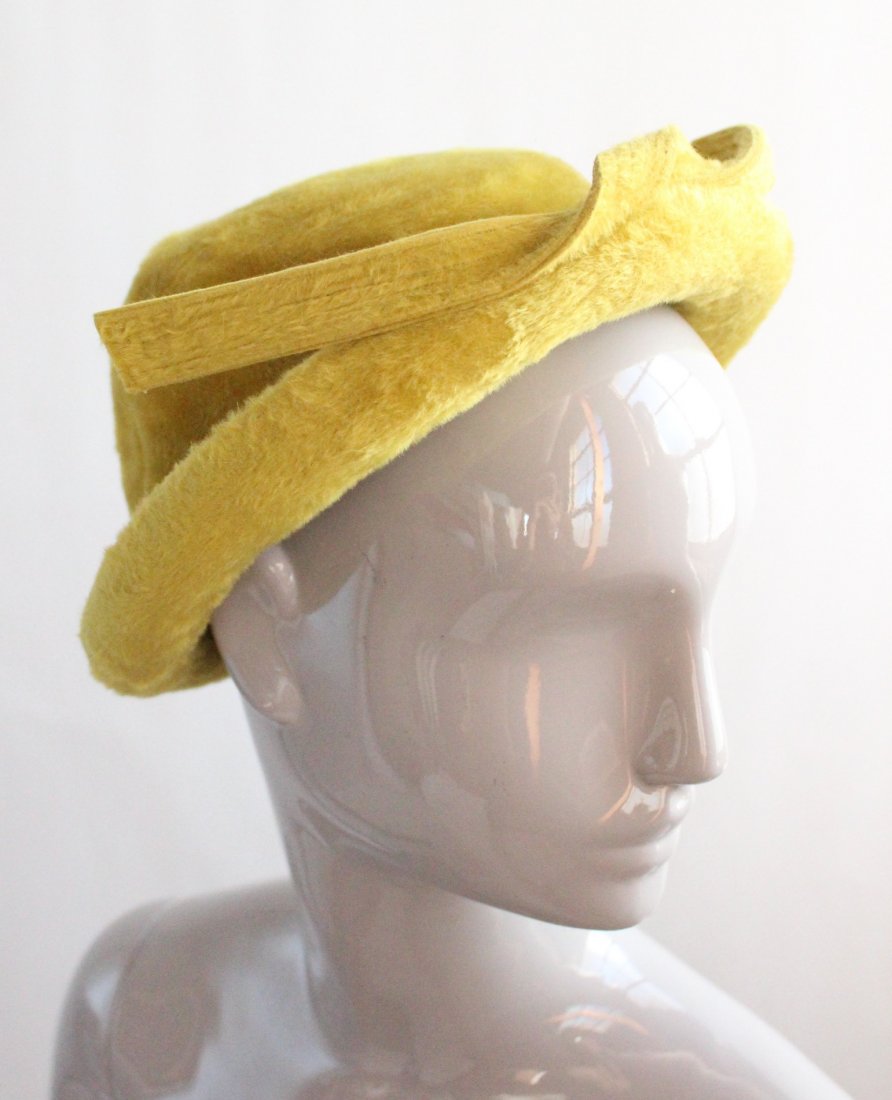 Galanos Fur Felt Hat, 1950's (1 of 4)