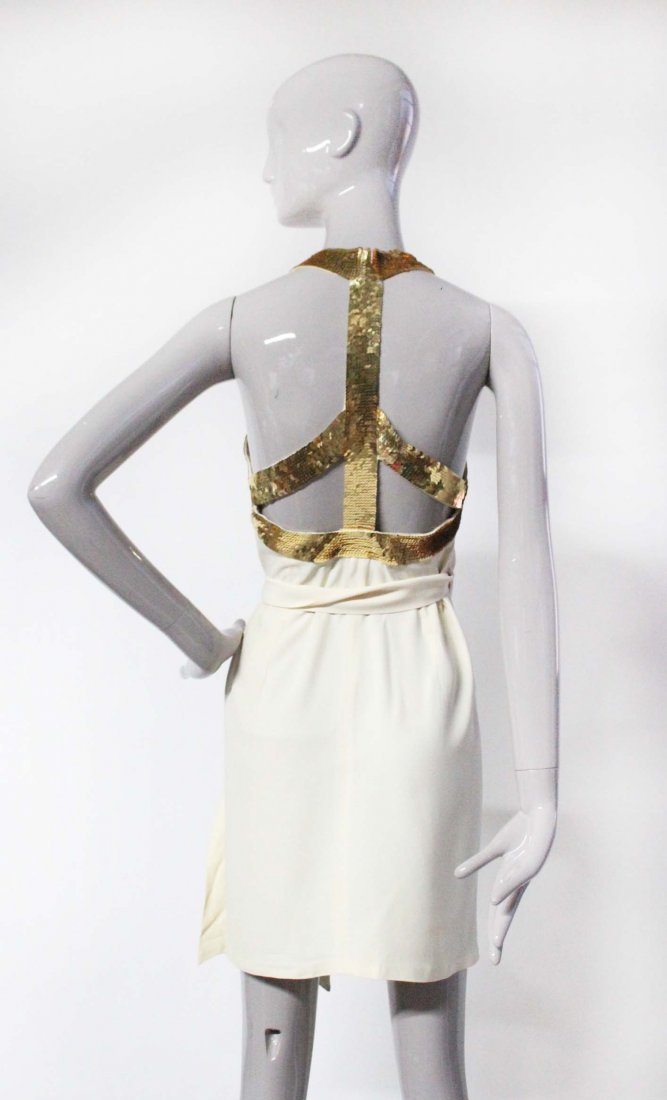 Moschino Couture Iconic Peace Sign Dress c.1980's (1 of 3)