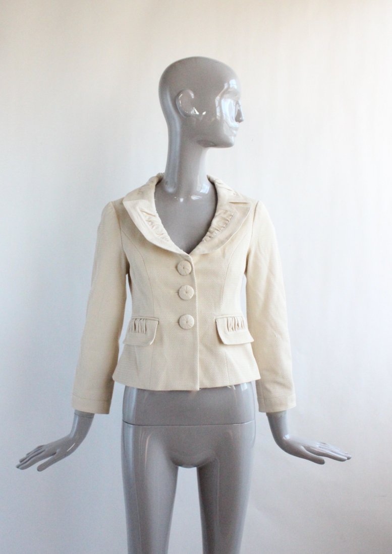 Nanette Lepore Cotton Jacket, ca.2000's (1 of 4)