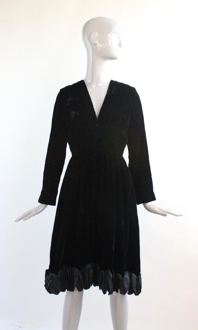 Romantica by Victor Costa Velvet Dress, 1960's (1 of 3)