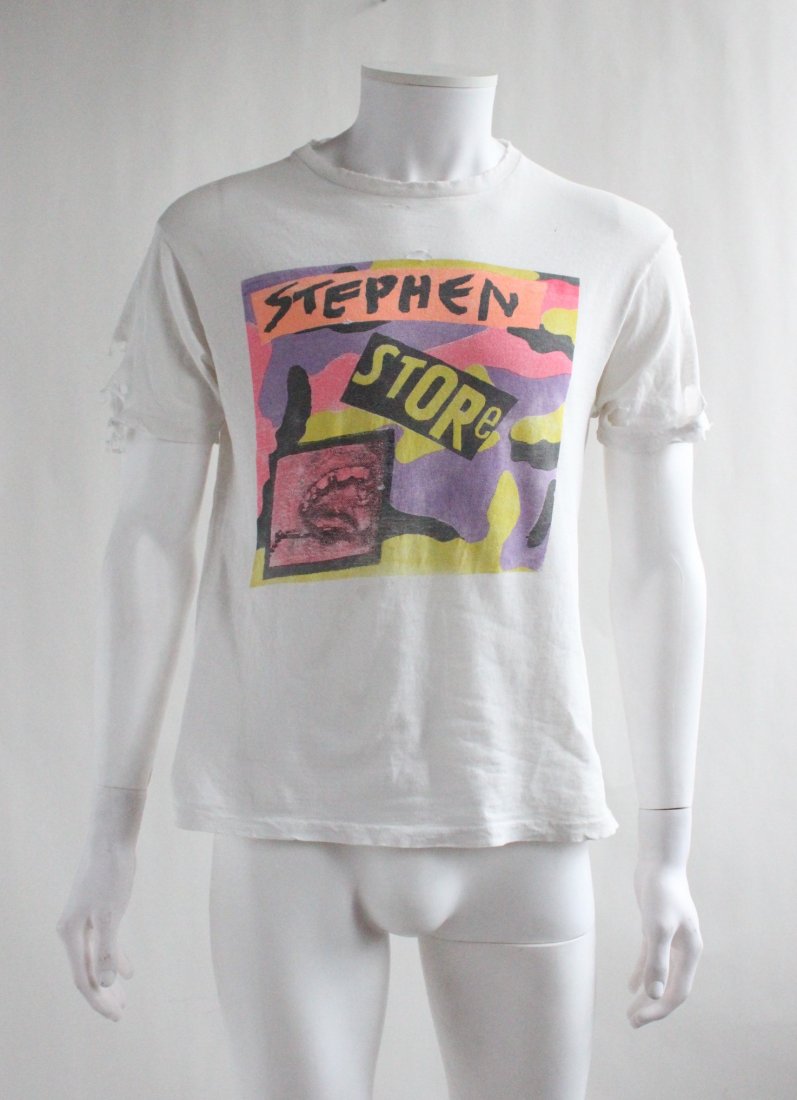 Rare Stephen Sprouse 99 Wooster Store T-shirt, ca. 1987 (1 of 5)