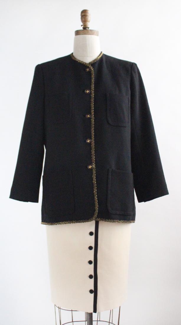 Chanel Style Wool Crepe Jacket, ca,1970's (1 of 9)