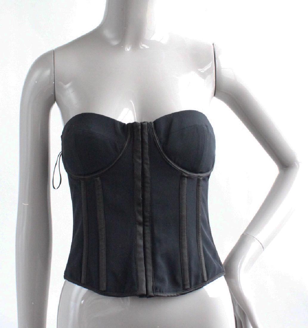 Tom Ford Black Silk Bustier, 2010s (1 of 4)