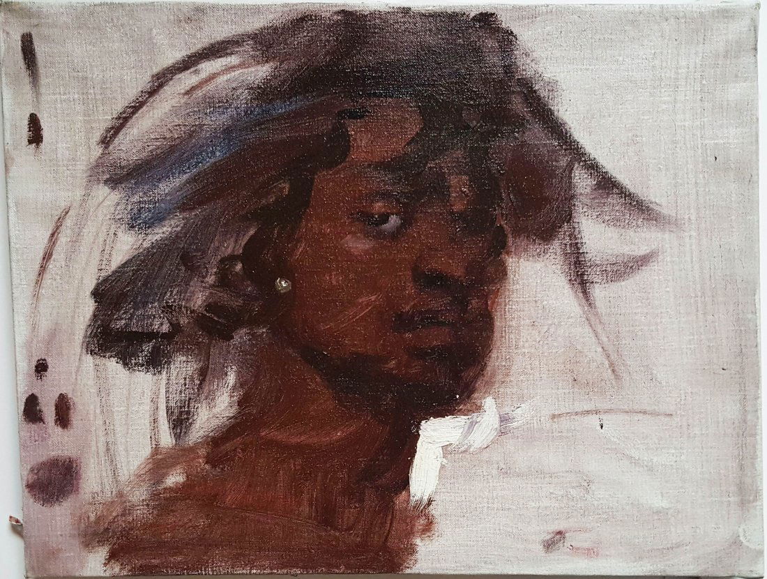 Julia Anderson (American, 20th c.) Study of a Portrait (1 of 2)
