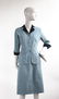 Polka Dot Flock Print 3 Piece Suit, c.1940s