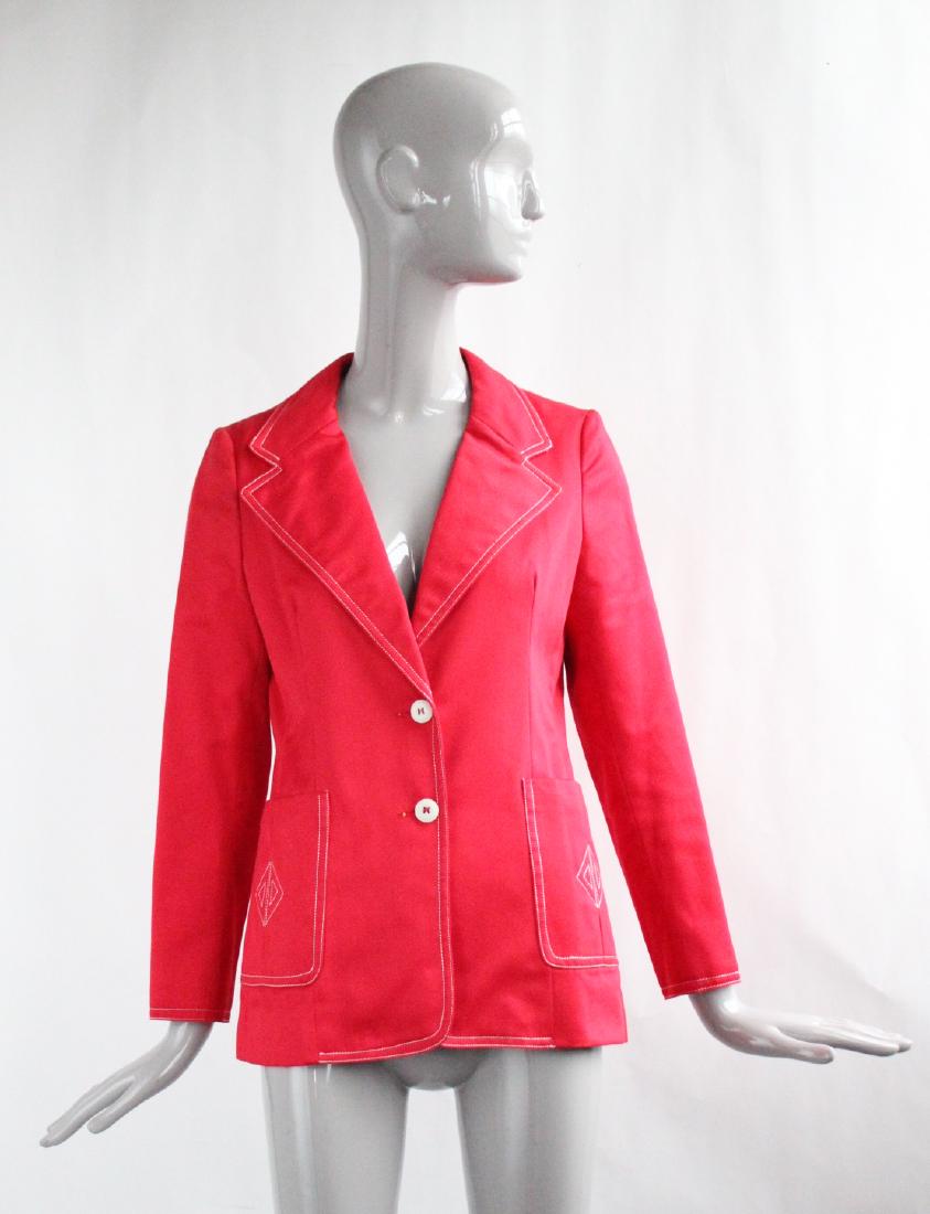 Mary Ann Restivo Red Jacket, ca. 1970s (1 of 4)