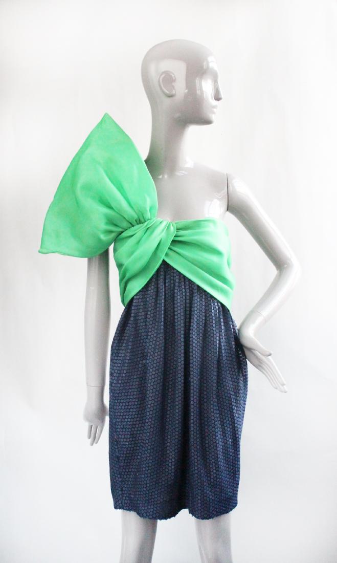 Lanvin by Montana Strapless Dress, ca. 1990 (1 of 3)