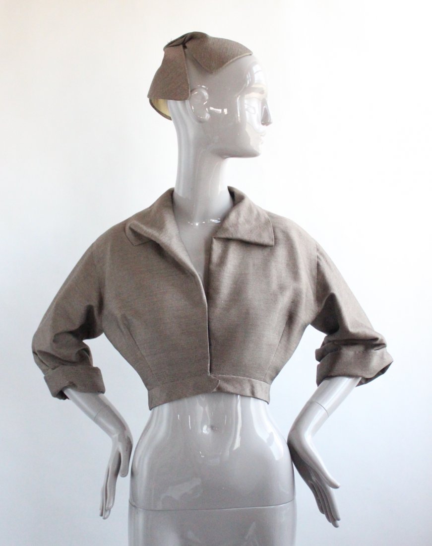 Christian Dior Haute Couture Jacket & Hat, S/S 1953 (1 of 6)