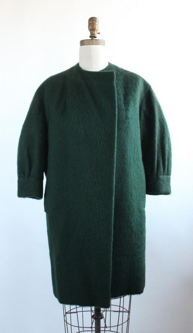 Christian Dior New York Green Coat, ca.1955 (1 of 5)