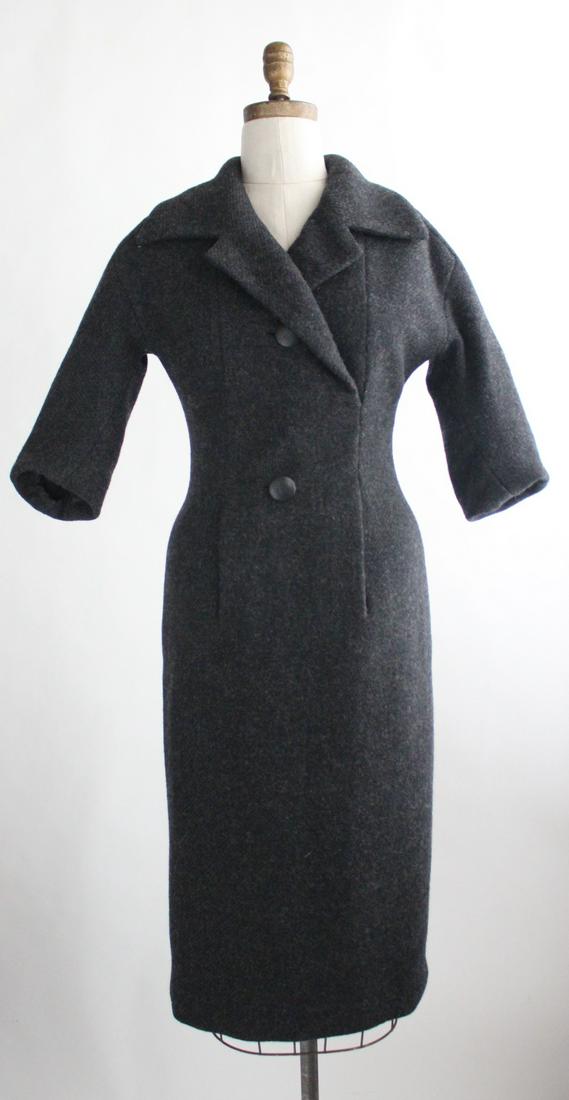 Christian Dior Haute Couture Y Line Dress F w 1955