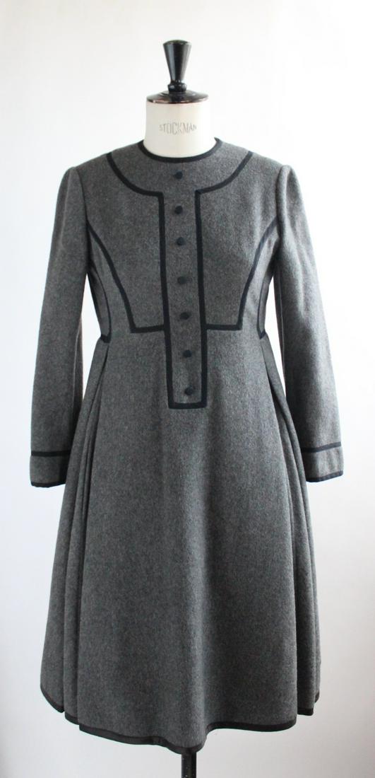 Geoffrey Beene Gray Wool Dress, F/W 1968 (1 of 6)