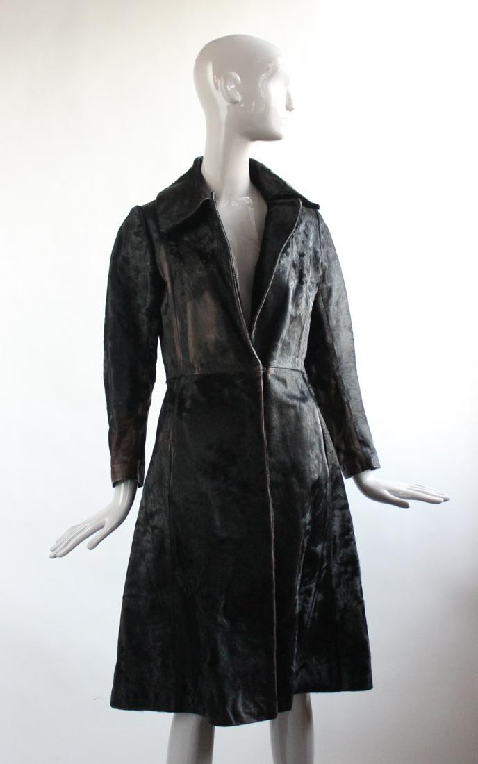 French Hair-on Calf Skin Coat, ca. 1970s (1 of 3)