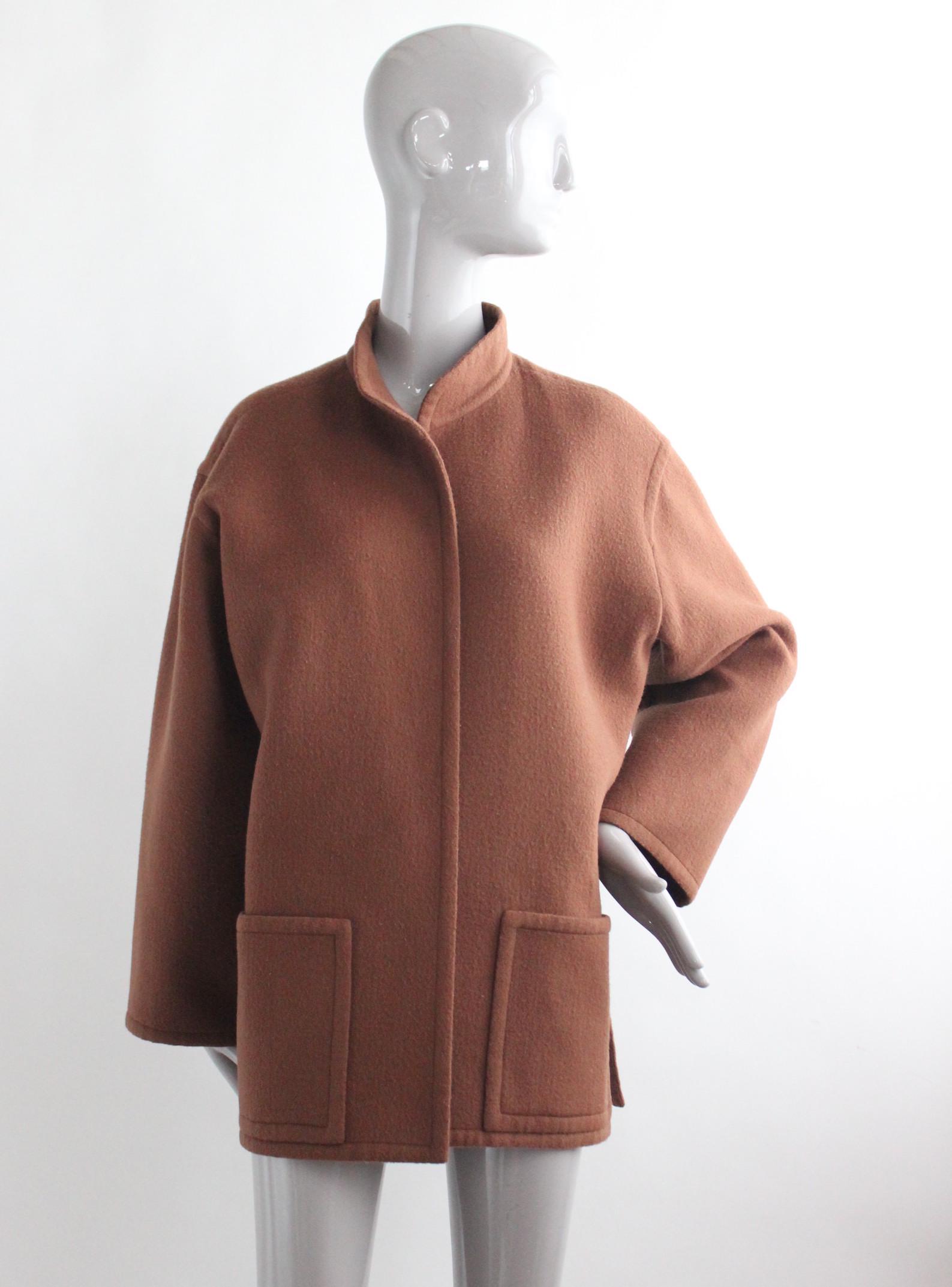 Givenchy Haute Couture Brown Wool Coat, F/W 1996 (1 of 3)