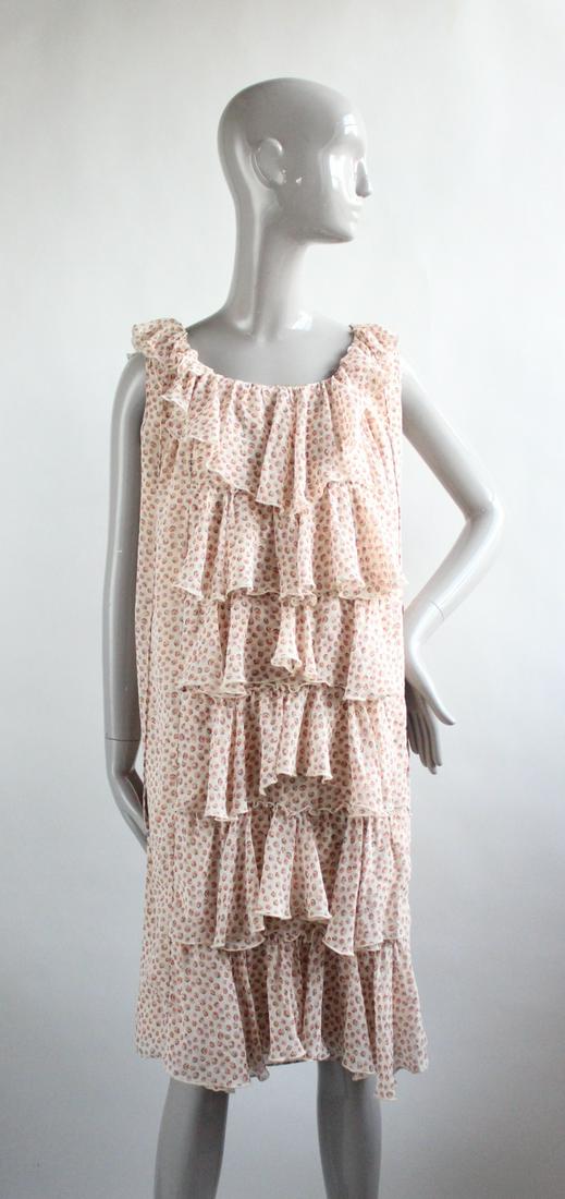 Dice Kayek Silk Dress, ca. 2000s: Dice Kayek Pink Label Silk Dress, ca. 2000s