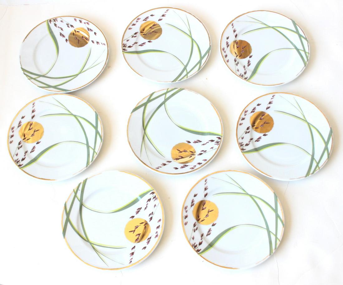 Christian Tortu for Rosenthal 8 Porcelain Plates, (1 of 3)
