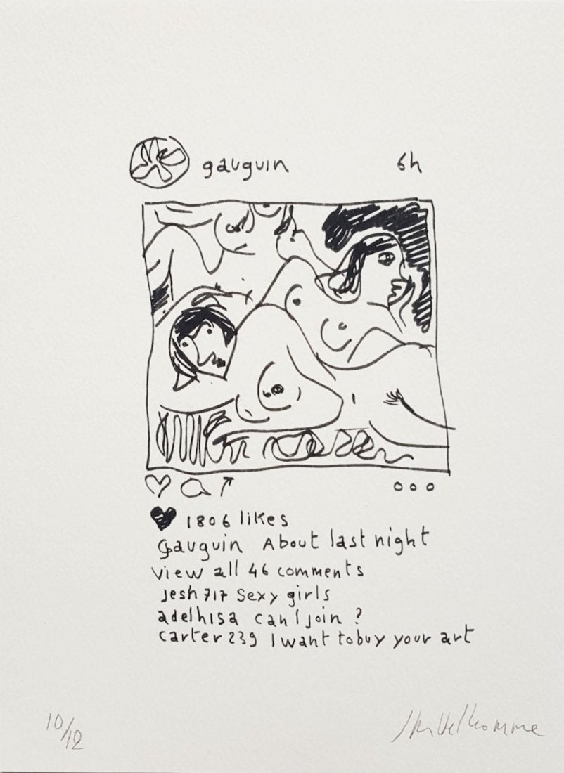 Jean-Philippe Delhomme "Gauguin's Instagram" (1 of 2)