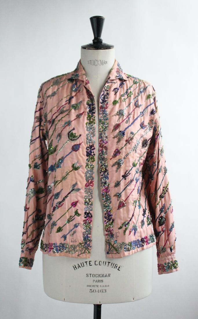 Emilio Pucci Beaded Silk Jacket, 1950 (1 of 5)