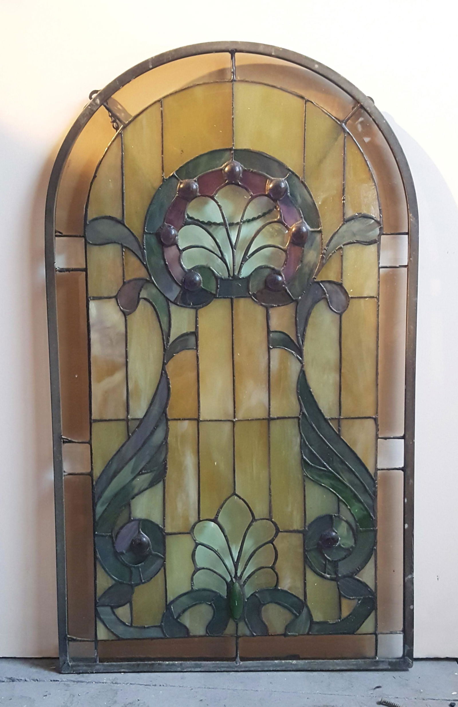 Stained Glass Hanging Panel, 20th century (1 of 2)