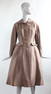 Sophie of Saks Couture Brown Silk Coat, ca. 1950s