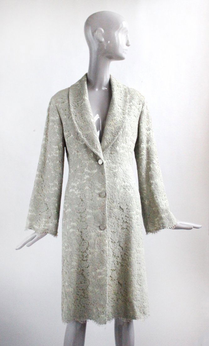 Alexander McQueen for Givenchy Lace Coat, 1999: Alexander McQueen for Givenchy Lace Coat, Resort 1999