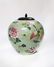 Chinese Canton Celadon Glazed Hand Painted Jar