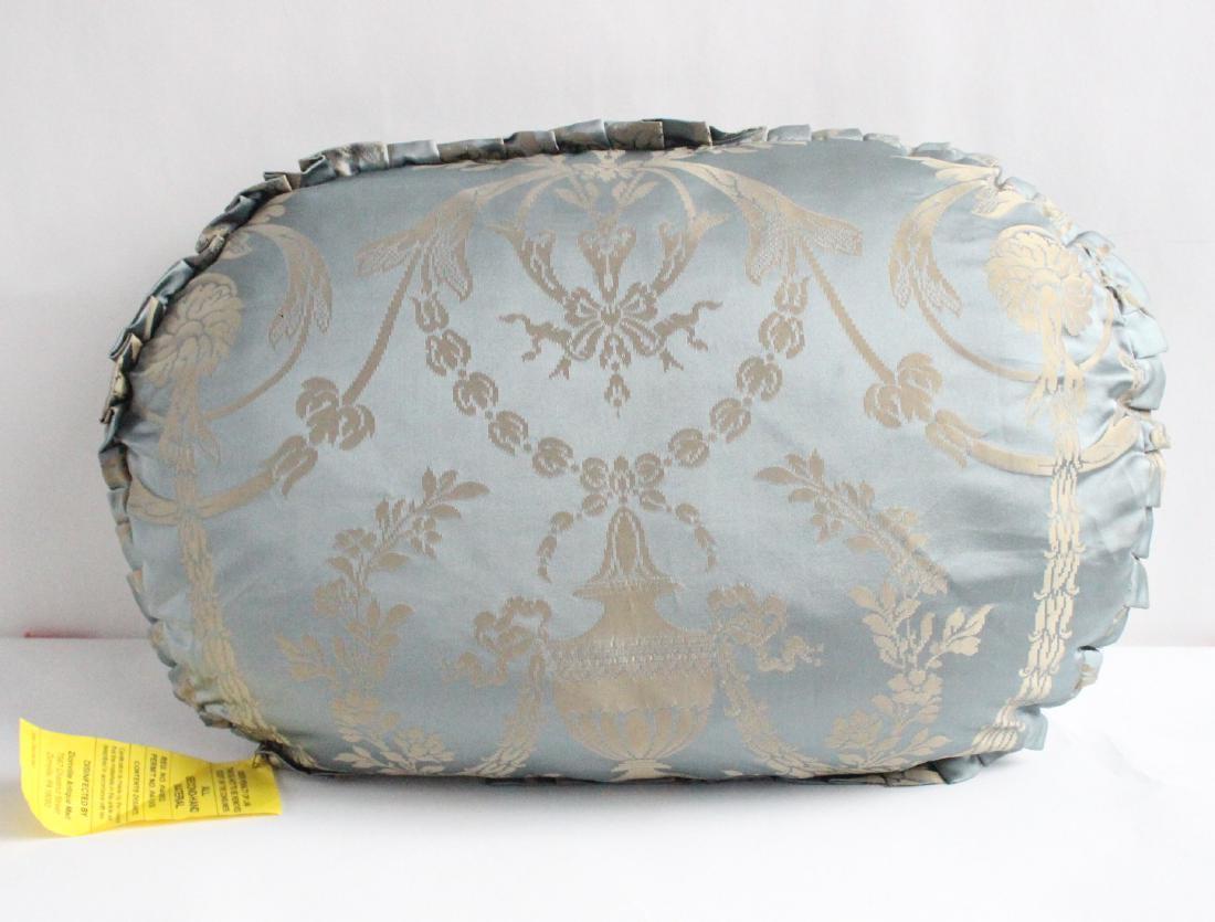 Antique Silk Damask Feather Pillow (1 of 2)