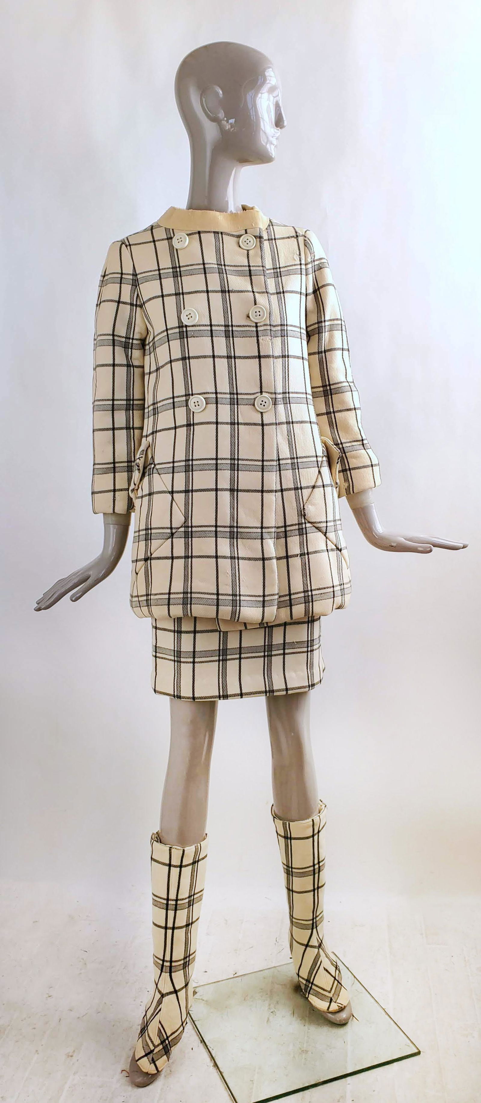 Louis Feraud  Haute Couture Suit, ca. 1969 (1 of 6)