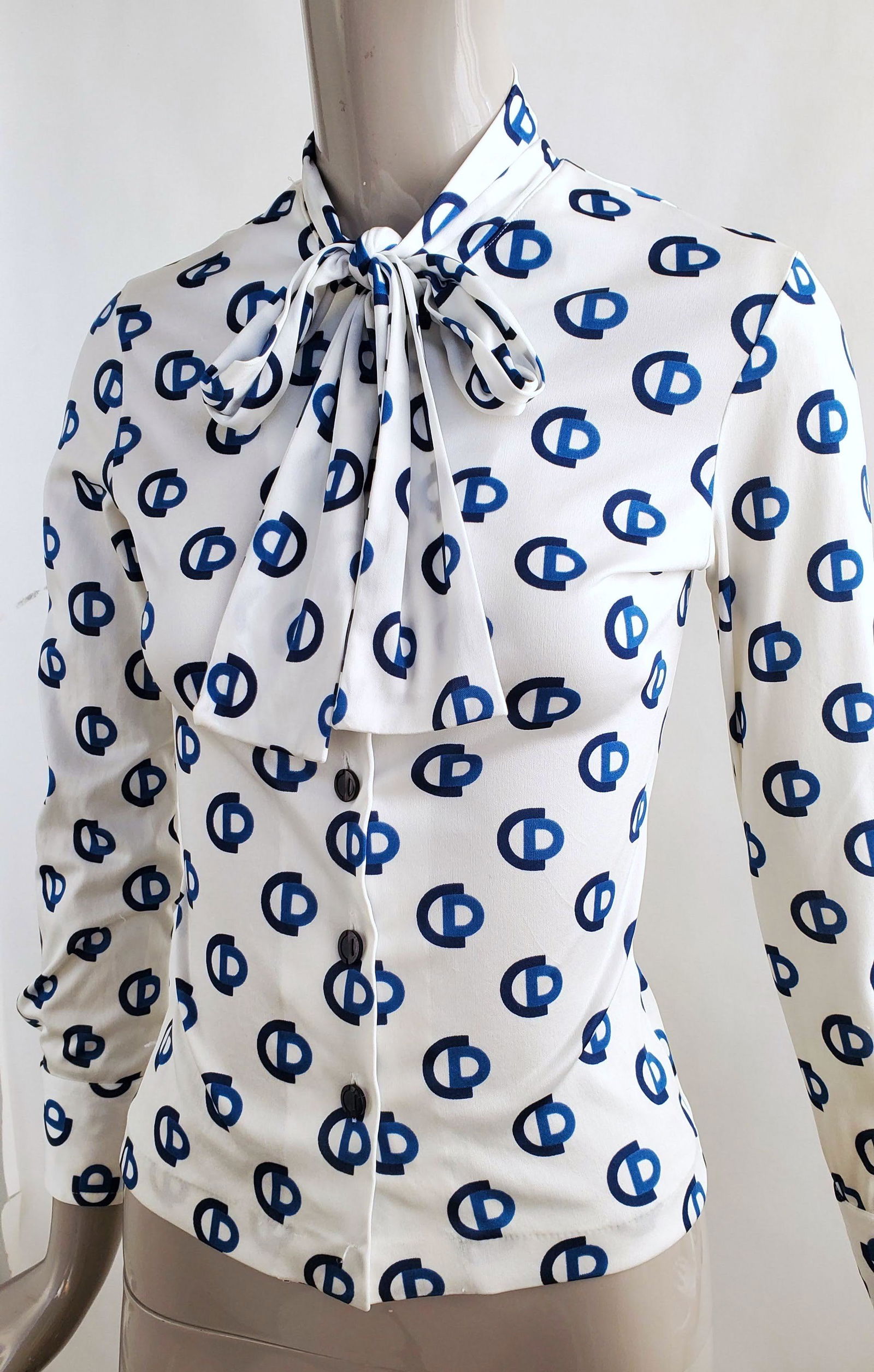 Christian Dior London Logo Print Shirt, 1970s (1 of 5)