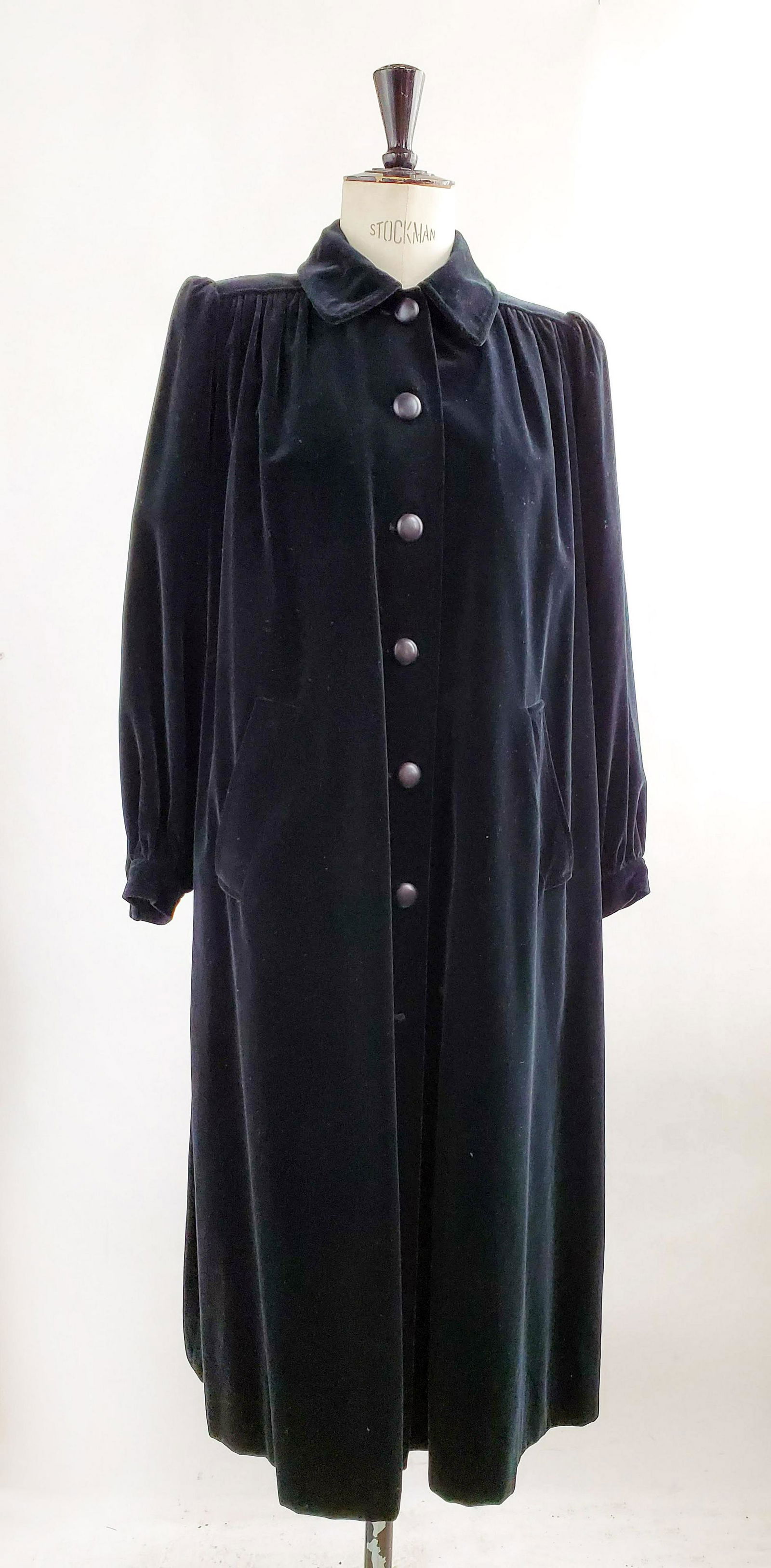 Saint Laurent Rive Gauche Velvet Coat, 1970s (1 of 3)