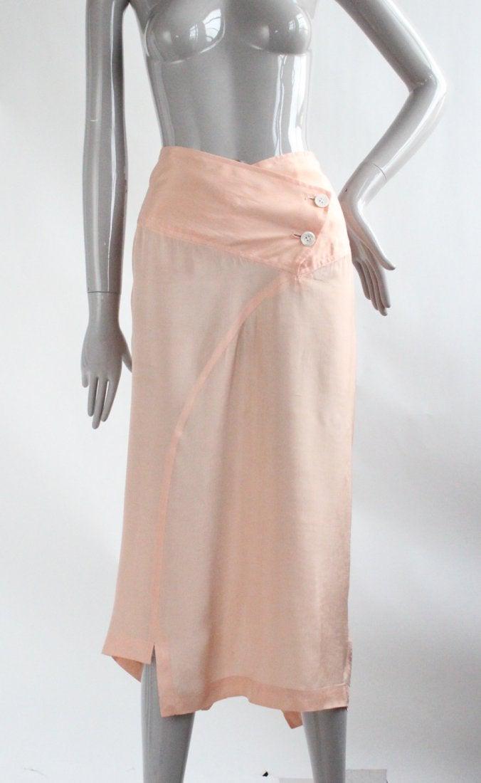 Comme Des Garcons Salmon Skirt, ca. 1990s (1 of 4)