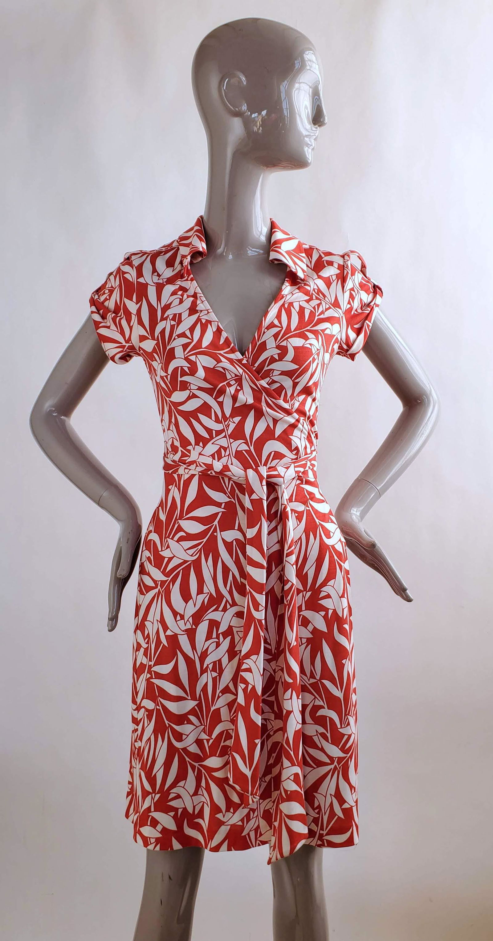 Diane Von Furstenberg Robe Portefeuille En Jersey