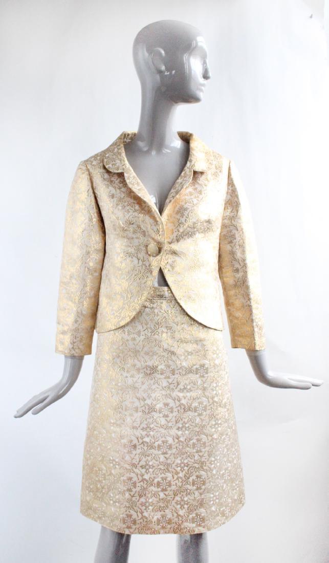 M.K Mostakin & Sons Gold Brocade Suit, 1960s (1 of 5)