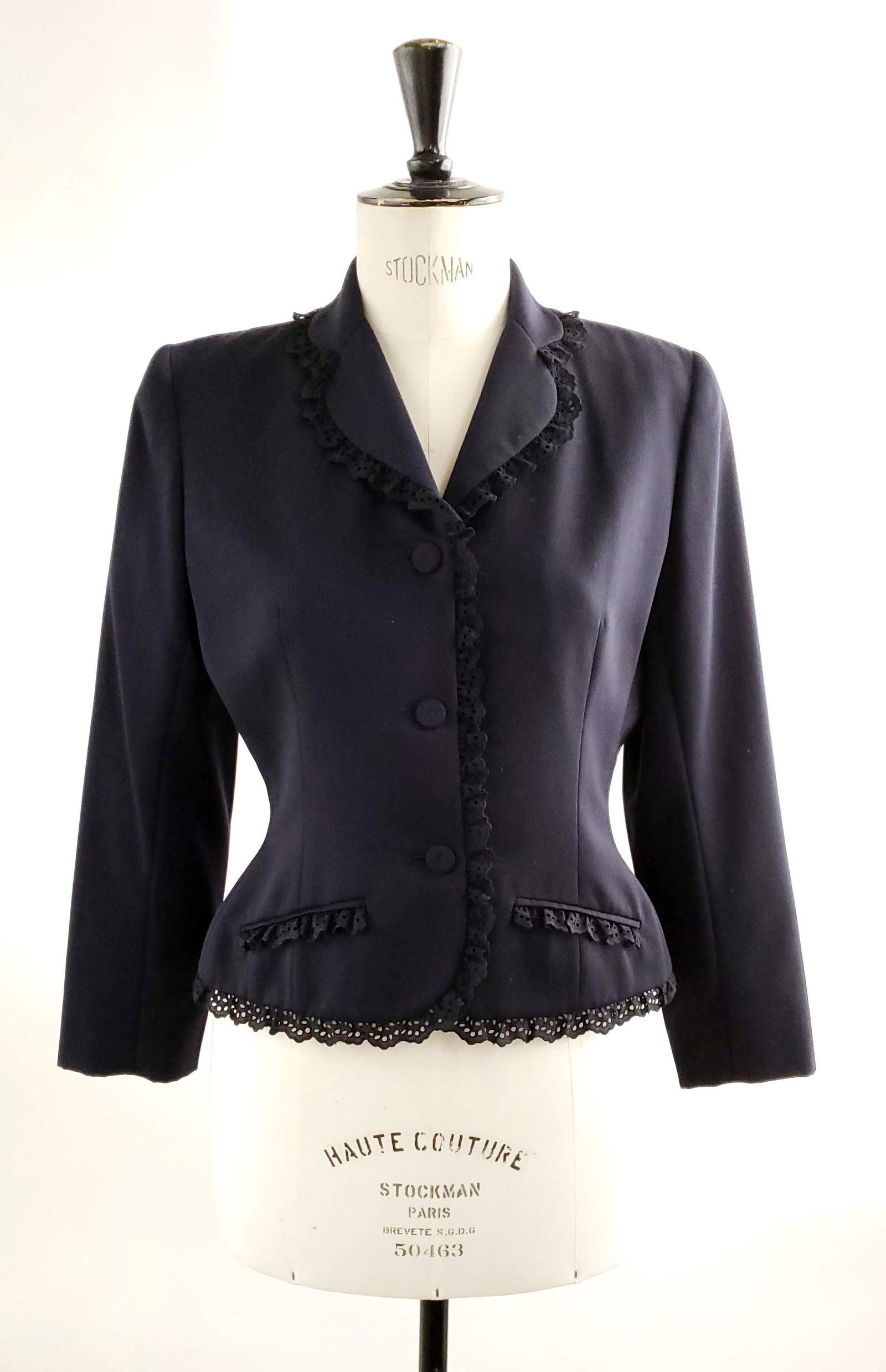 Givenchy by John Galliano Navy Jacket, 1997 (1 of 4)