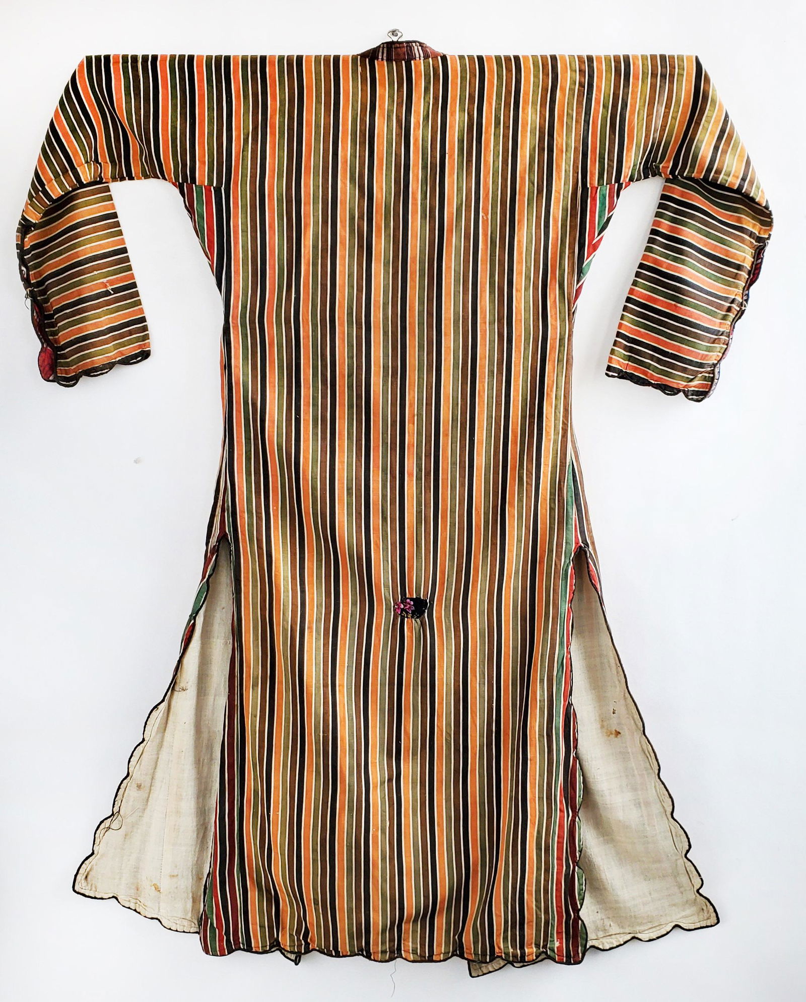 Turkish Striped Ucetek / Caftan, 20th c. (1 of 3)