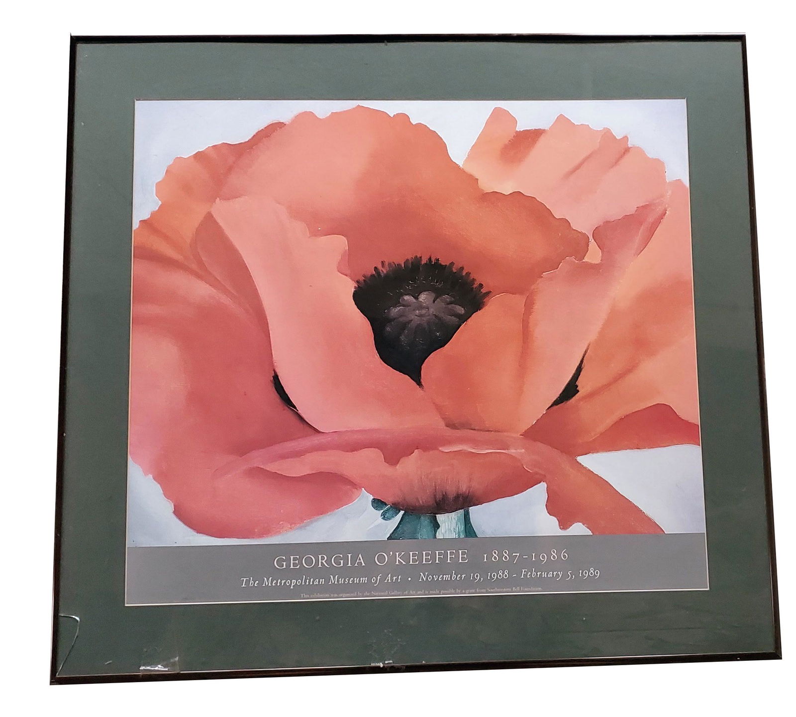 Georgia O'keefe Met Museum Poster 1988