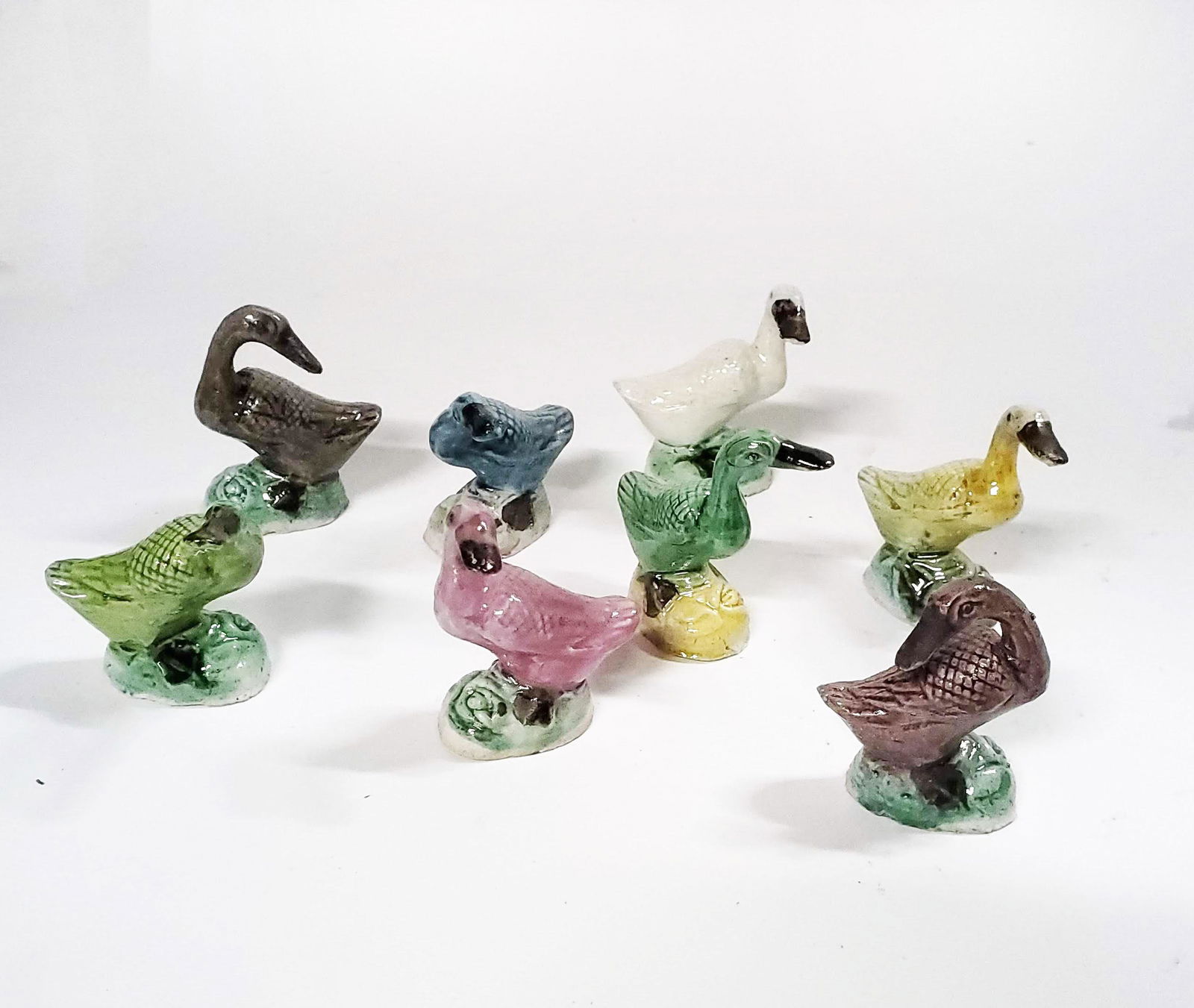 Set of 8 Chinese Porcelain Birds (1 of 3)