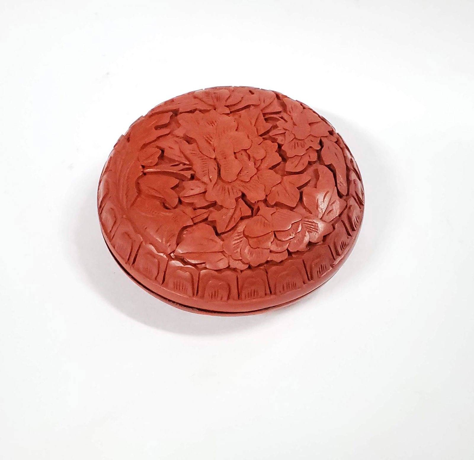 Chinese Cinnabar Lacquered Box (1 of 3)