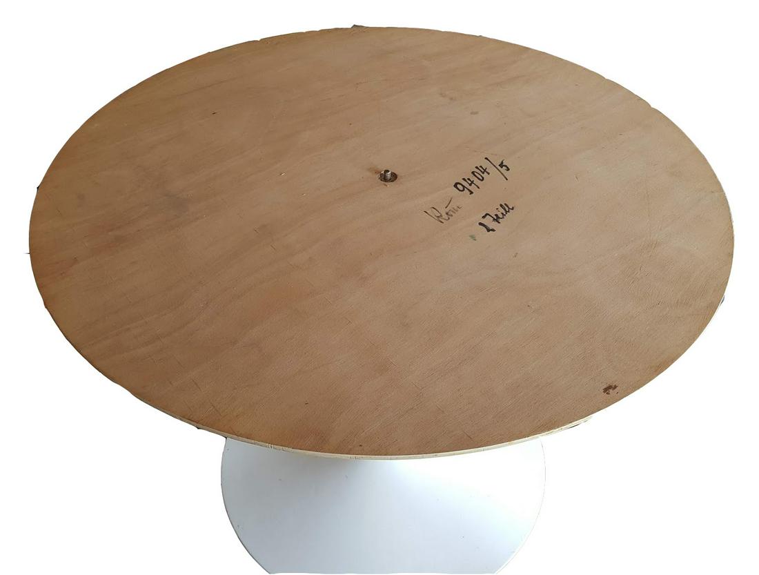 Knoll Saarinen White Tulip Table Base, ca. 1960 (1 of 5)