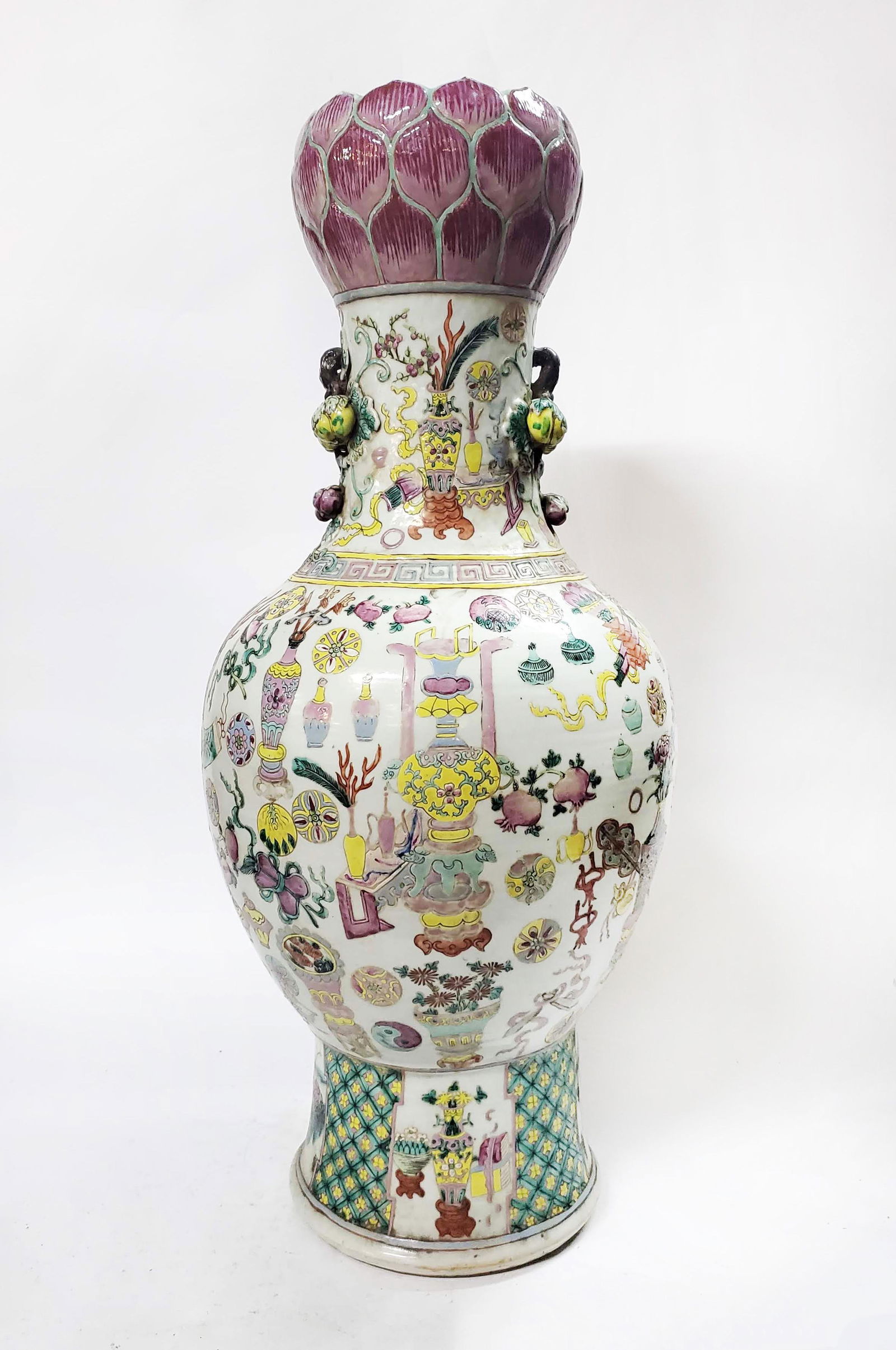 Antique Chinese Famille Rose Large Vase (1 of 10)