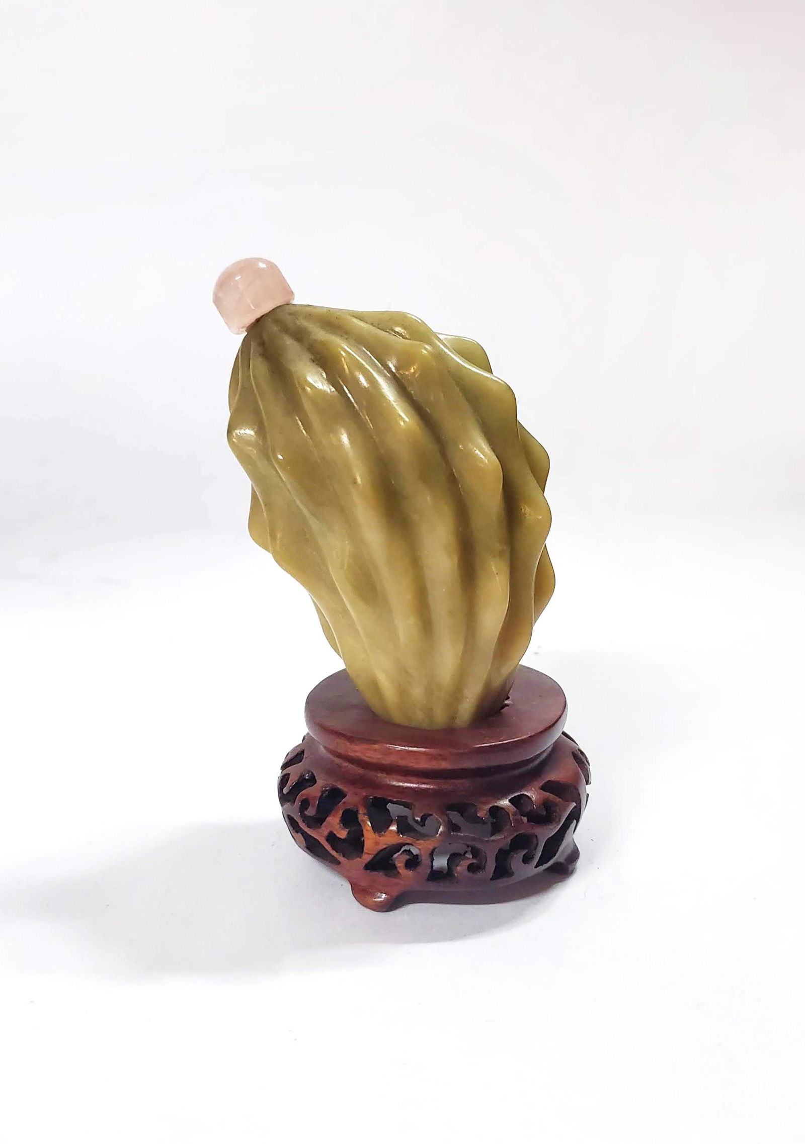 Chinese Carved Stone Snuff Bottle (1 of 5)