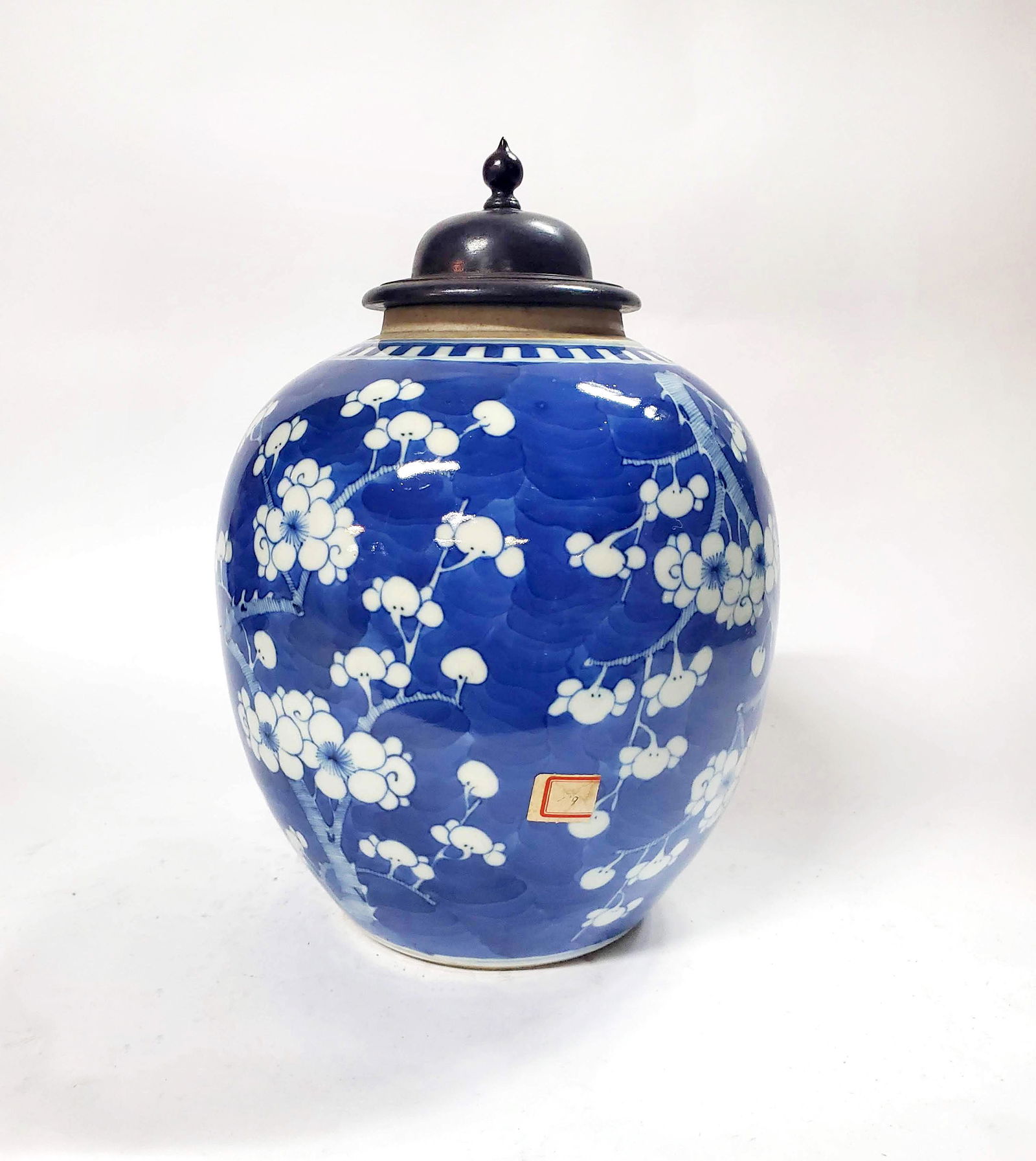 Antique Chinese Blue & White Porcelain Large Jar (1 of 4)